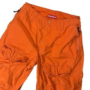 Vintage UNIONBAY Men’s 34x32 Carbon Orange Y2K Cargo Pants
